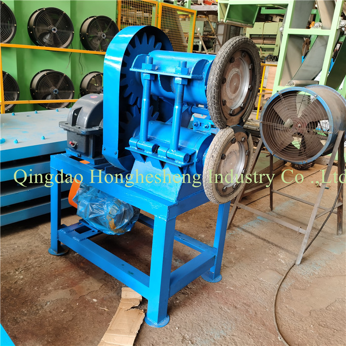 90kw To 200kw Waste Tyre Recycling Plant Used Rubber Strip Tire Cutting Machine