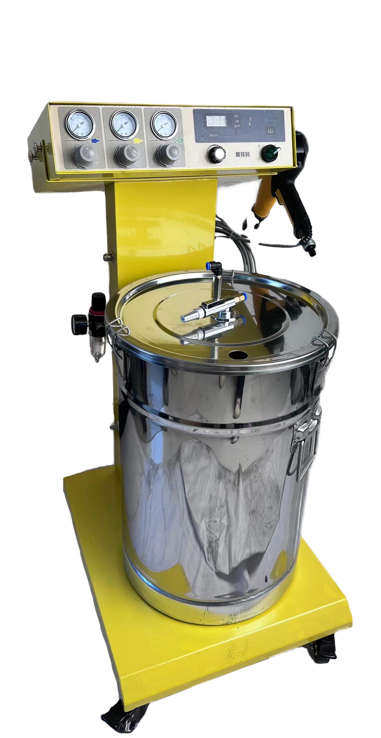 Customized Color Change 40KW Vibrating Powder Coating Machine for Superior Performance