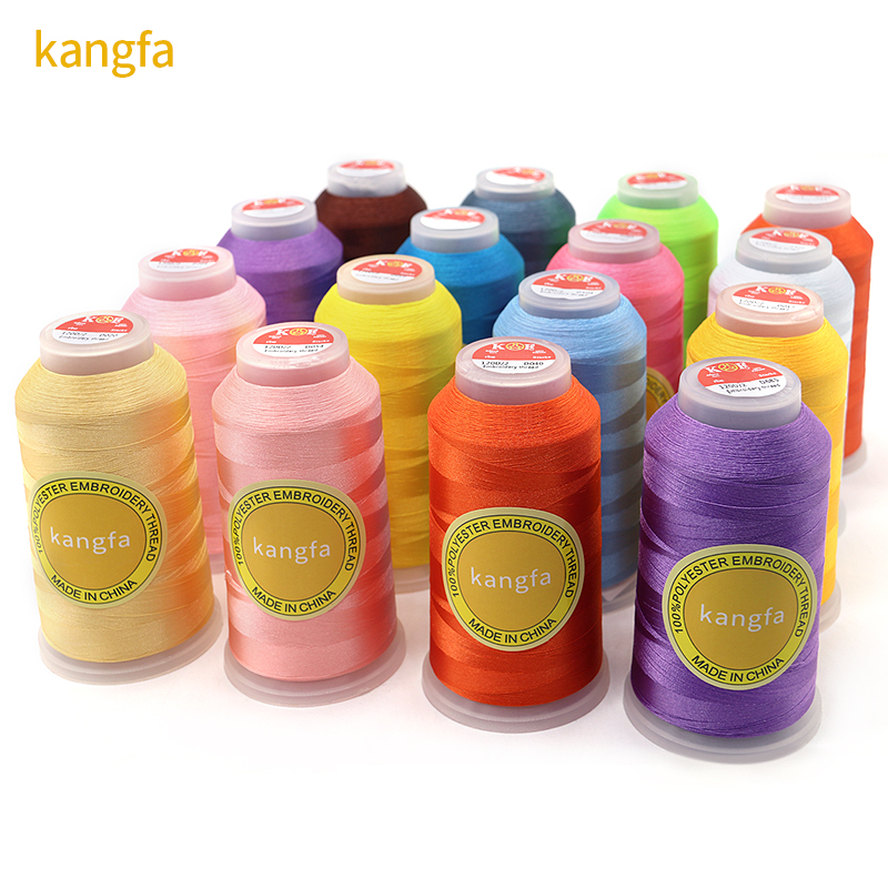 High Temperature Resistant 120D/2 Polyester Thread for Reflective Embroidery on Sofas