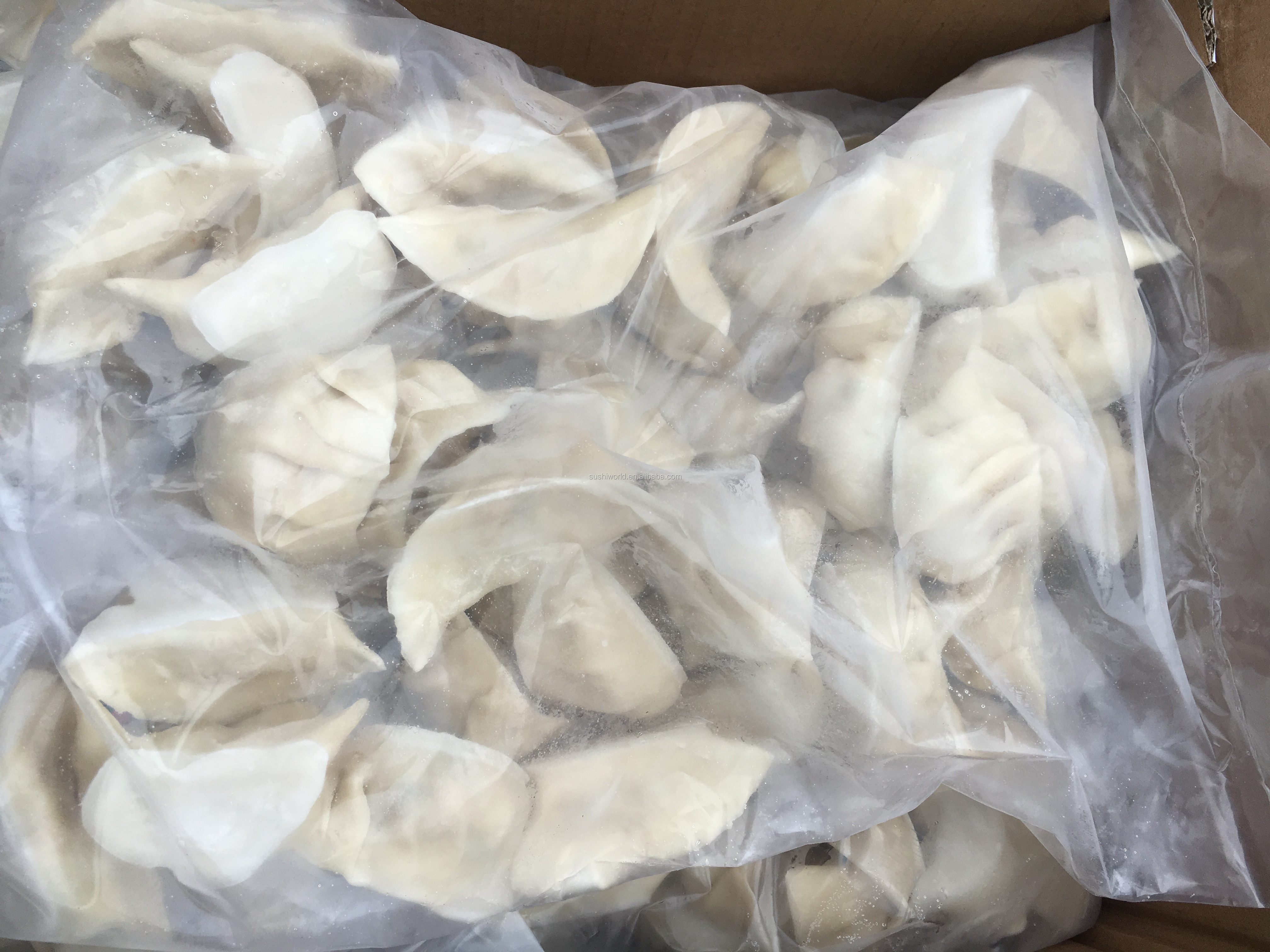 0% Alcohol Content Frozen Dumplings Hot Japan Sushi with Shrimp Chicken and Vegetables