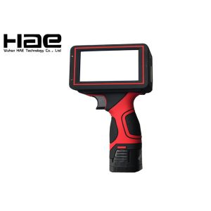 Barcode QR Code Handheld Inkjet Coder , Date Number Thermal Plastic Bag Inkjet Printer