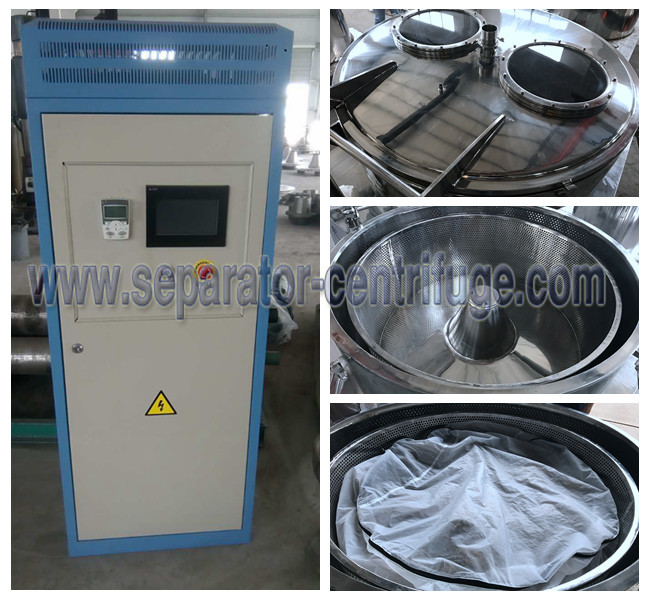 Model PPTD Top Discharging Centrifuge For Ground Plant Washing With Alcohol