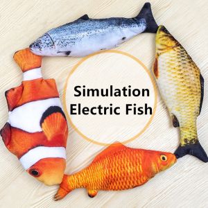 Flippy Dancing Fish Interactive Pets Catnip Cat Toy Moving Fish