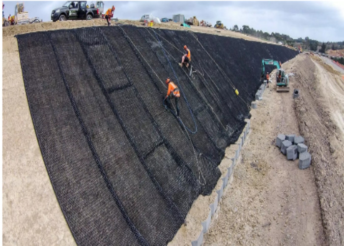 80x120mm railway roadbed abutment Geotechnical Reinforced Mike Mat
