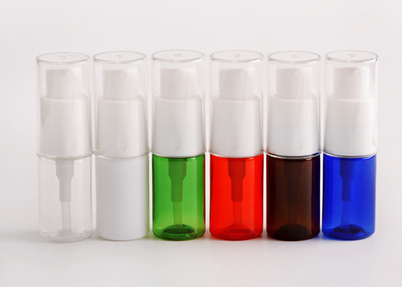 Transparent Plastic Material Bottle 10ml Non Spill With Full Cover Cream Pump