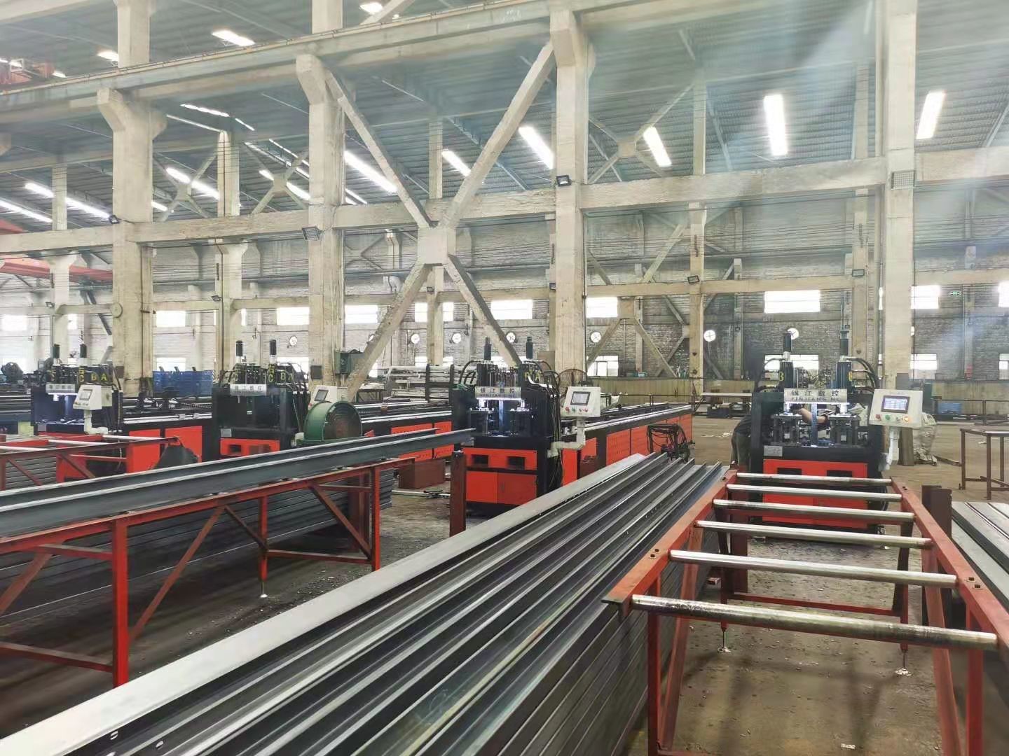 PLC Control System Punching And Shearing Machine For C Channel U Bar 6000mm-12000mm