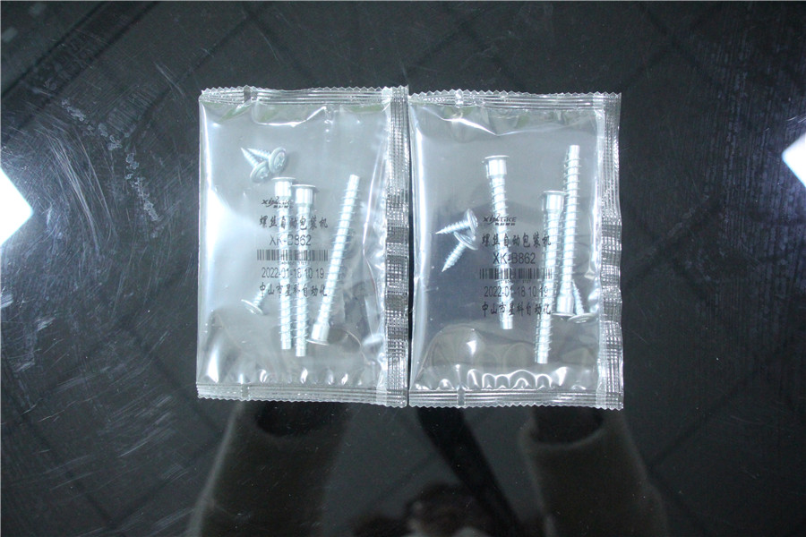 2 Drums Fastener Packaging Machine Factory Nuts Packing Screw Packaging Equipment