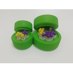 30x1ml / 2ml Cryogenic Vials Freezing Container For Biopharmaceutical Lab