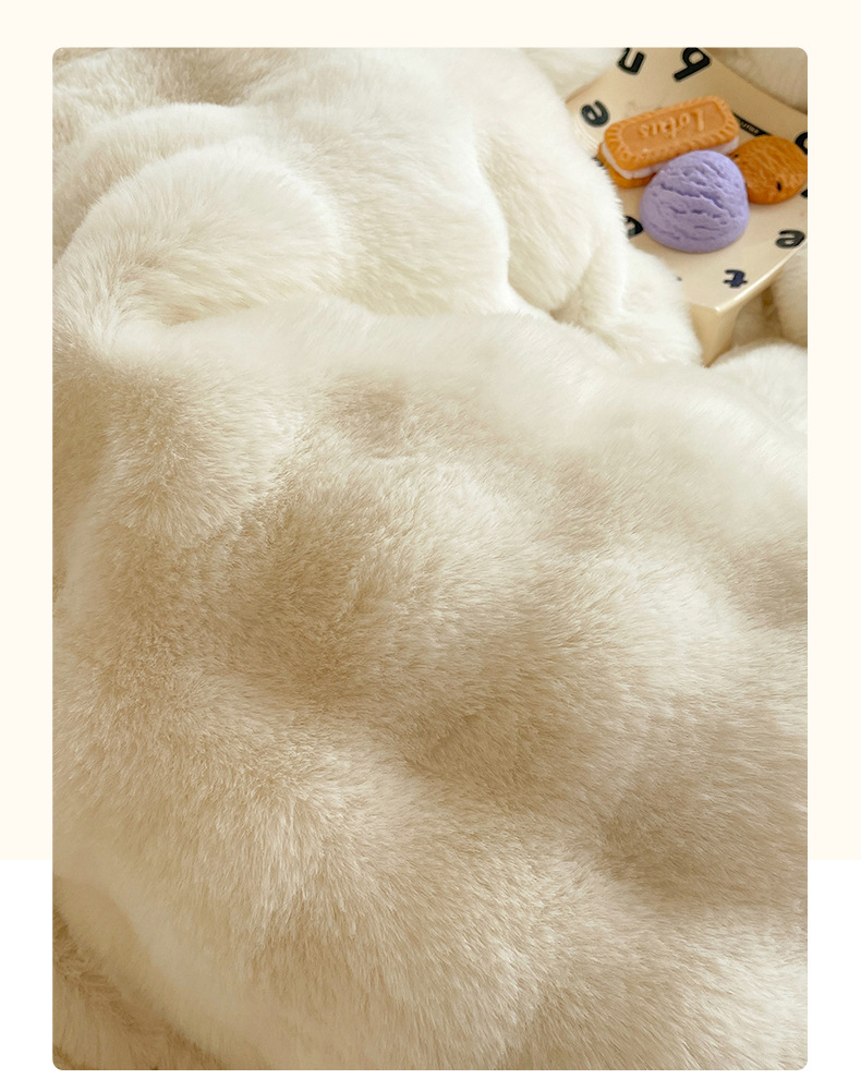 Autumn and Winter Thickened Warm Cover Nap Blanket 200x230cm for Relaxing Nights
