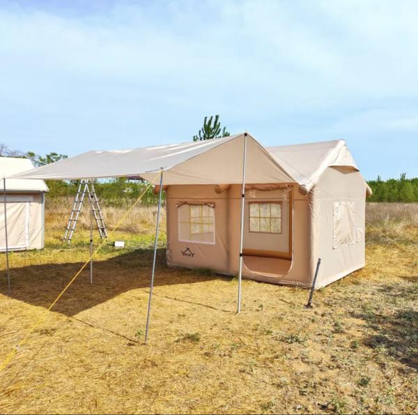 Wholesale Custom air tent 8 person inflatable camping tent outdoor portable