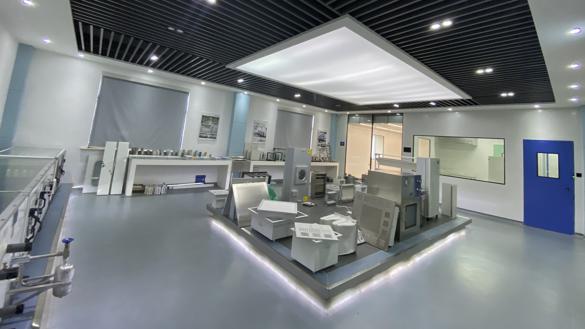 HEPA Filter 99.99 Cleanroom Partition Wall White Prefabricated Clean Room