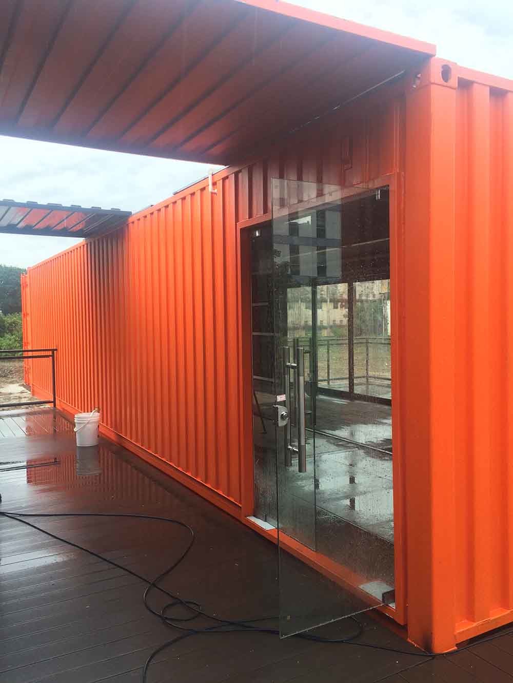 Residential Custom Container House / Two Story Prefab Homes With French Granny Tube