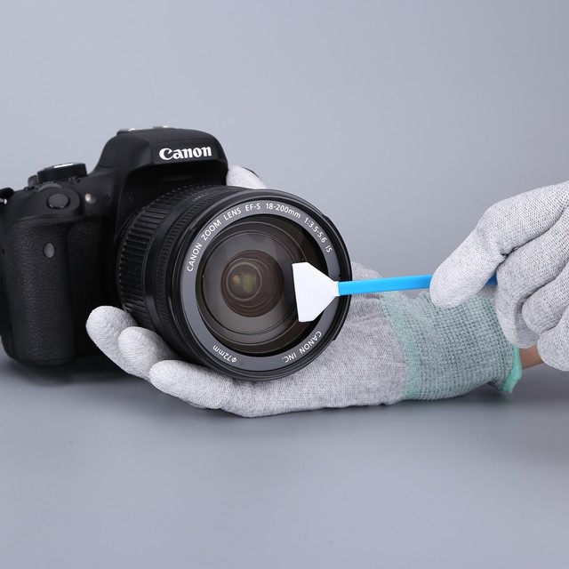 2 Ply Microfiber Dust Free Tip Sensor Cleaning Swabs For CCD Camera