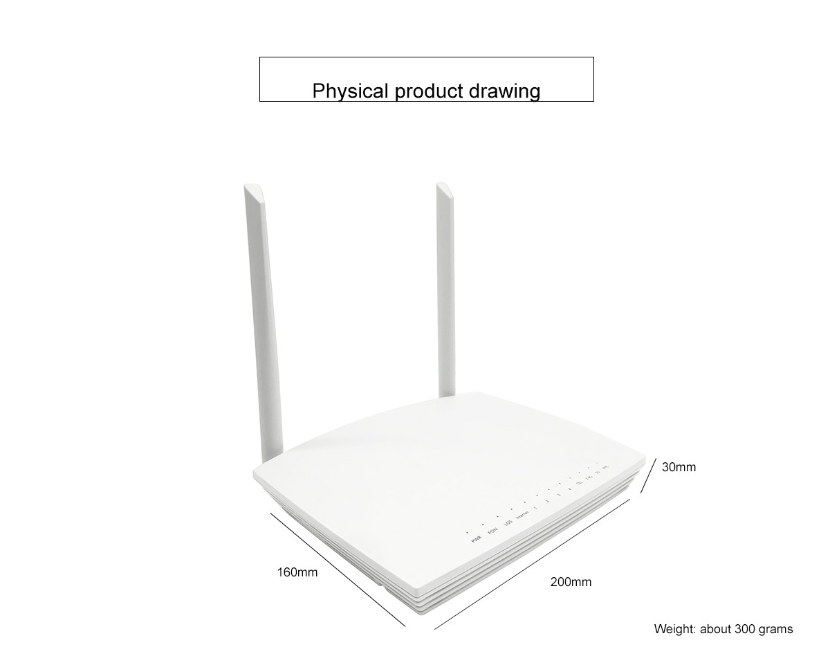 AC Wifi GPON ONU 1GE 3FE 1POTS 2.4G 5G Dual Band ONT For FTTH FTTB FTTX Network