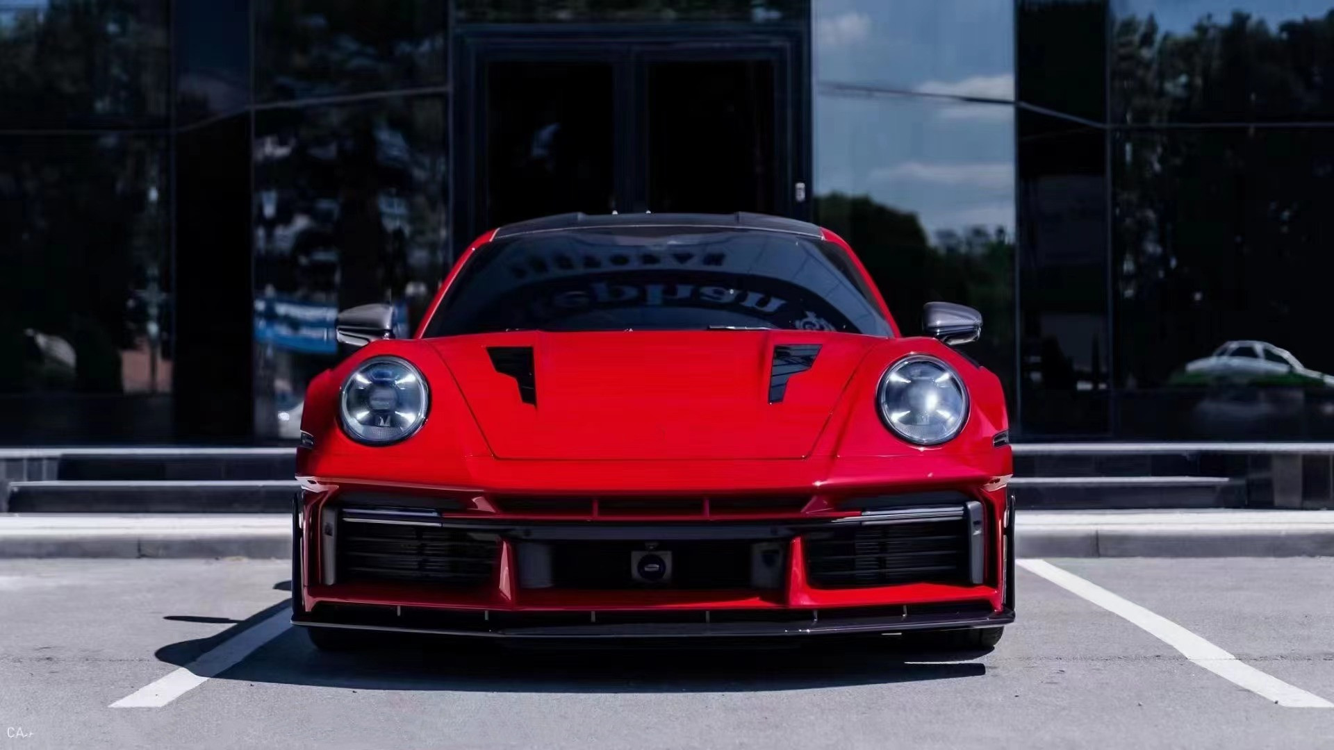For Porsche 911 992 Carbon Fiber Body Kit 992 Upgraded MIW-style Front and Rear Bumper Spoiler Hood Wide-body Kit