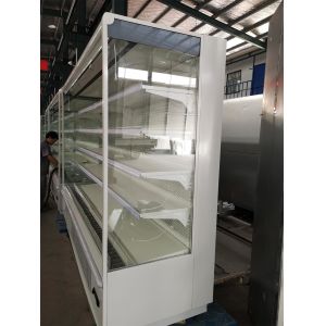 Open Display Fridge With Auto Evaporation Water Tray