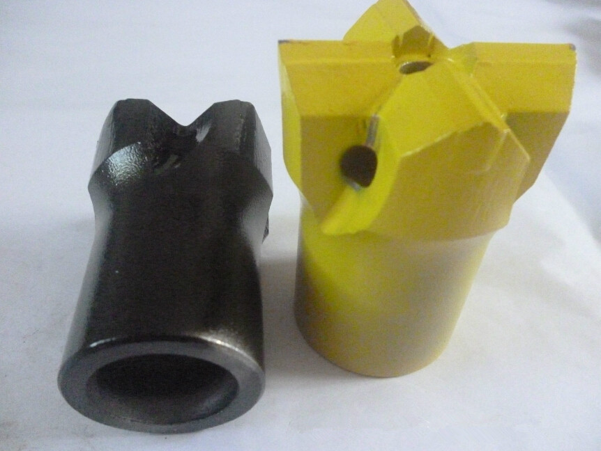 Tungsten Carbide High Speed Drill Bits 38mm H25 R28 Threaded Steel