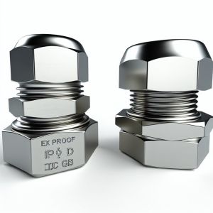 II 2G Ex Db Eb IIC T6 Gb II 2D Ex Tb IIIC T80°C Db Ex Proof Cable Gland Single Wire Armor