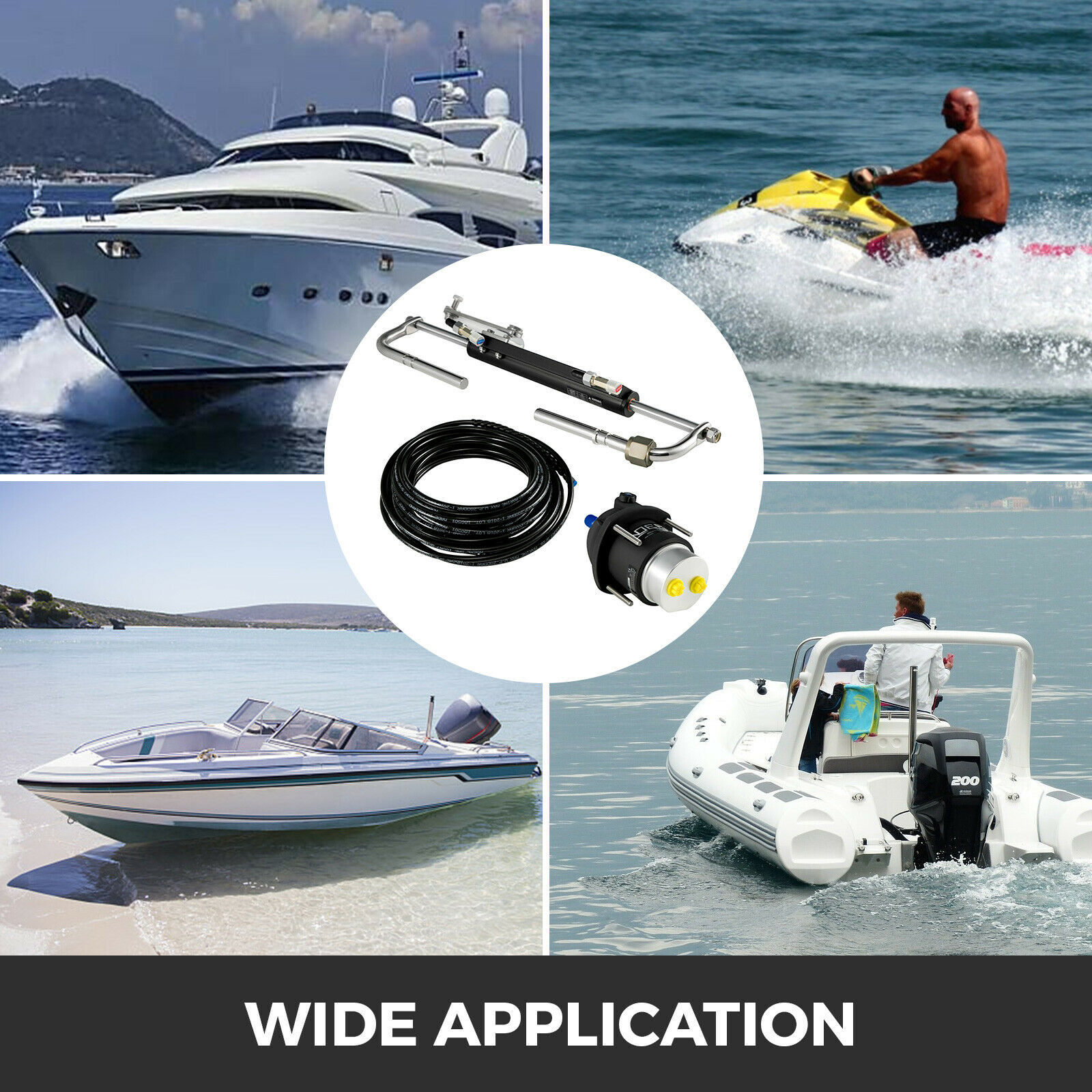 20kg Hydraulic 213mm Strode Outboard Steering System Marine Use