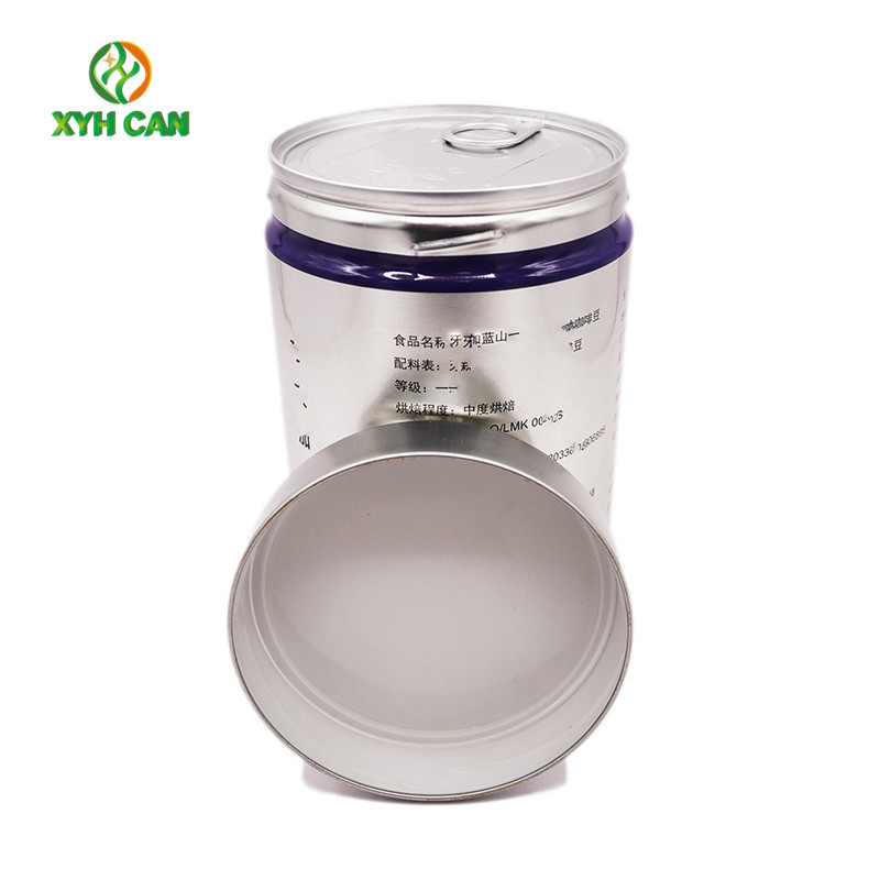 PMS Printing 0.25mm Tinplate Coffee Powder Containers CMYK