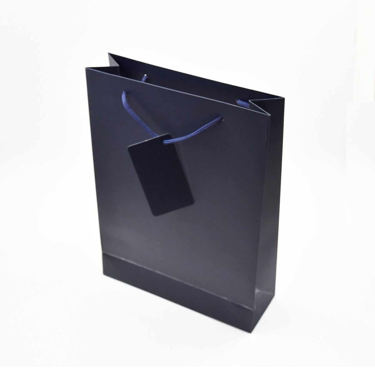 Customized 3 Minute Exquisite Single Copper Paper Blue Handbag For Luxury Gift Packaging
