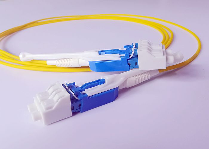 Uniboot Duplex SM 2.0mm Fiber Optic Patch Cord Rugged With Push Pull Tab