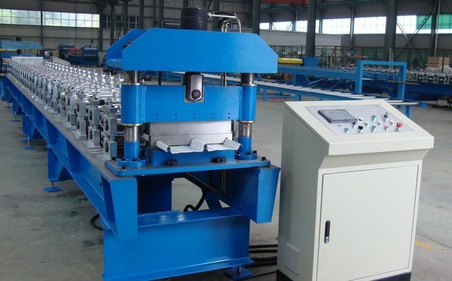 Galvanized Steel Standing Seam Panel Machine With PLC Control System
