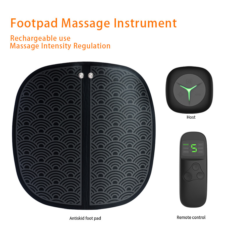 90mAh Electric EMS Foot Massager Mat Legs Therapy Blood Circulation