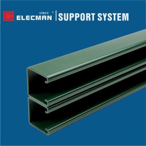 12 Ga 2.6mm Side To Side Strut C Channels Systems Green Power Coated