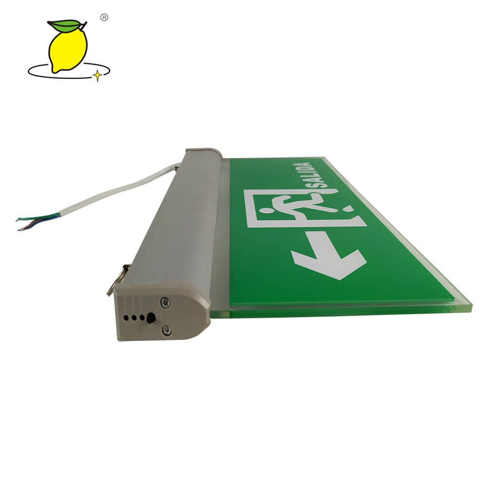 Professional LED Emergency Exit Sign For Factory Warehouse / Bar