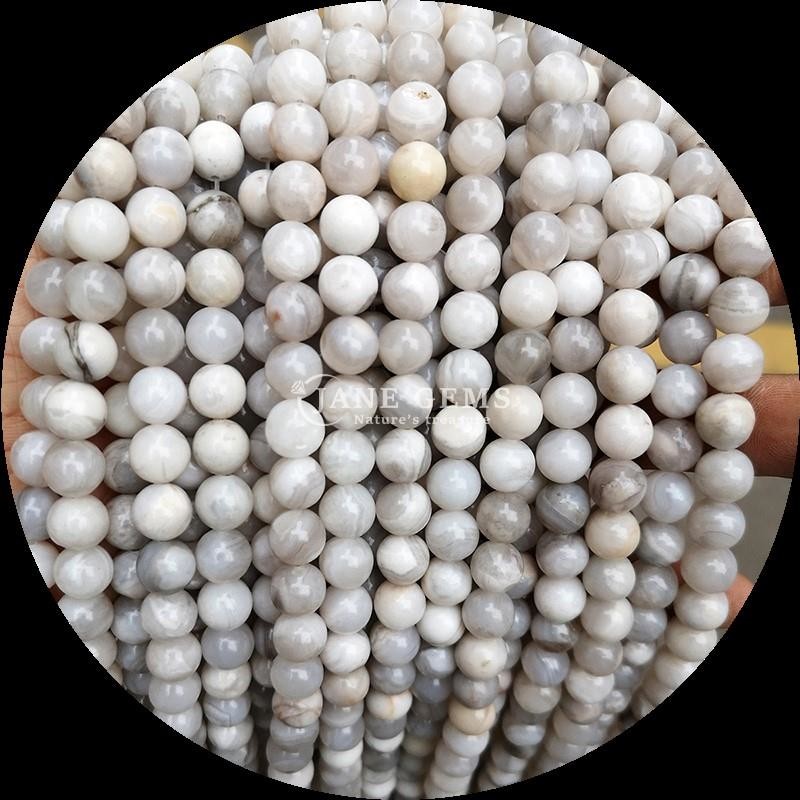 Customized Multi-color Agate Beads in 8mm Round Shape from for Jewelry Making