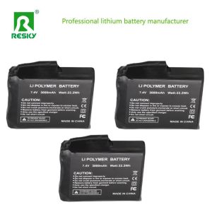 1S1P Heated Lithium Battery 3.7V 3000mAh Li-ion Power Battery For Heated Hat