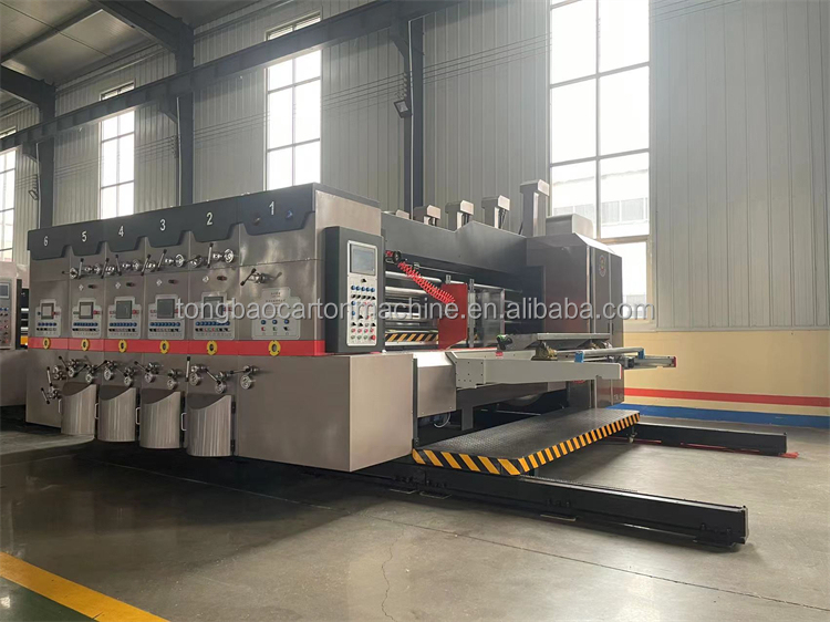 Customizable High Speed 2 3 4 Color Flexo Printing Slotter Machine for Carton Printing