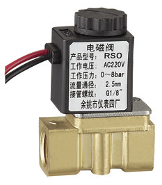 Miniature Solenoid Valve Two Way , 1/4 " Micro Solenoid Valves Normally Closed