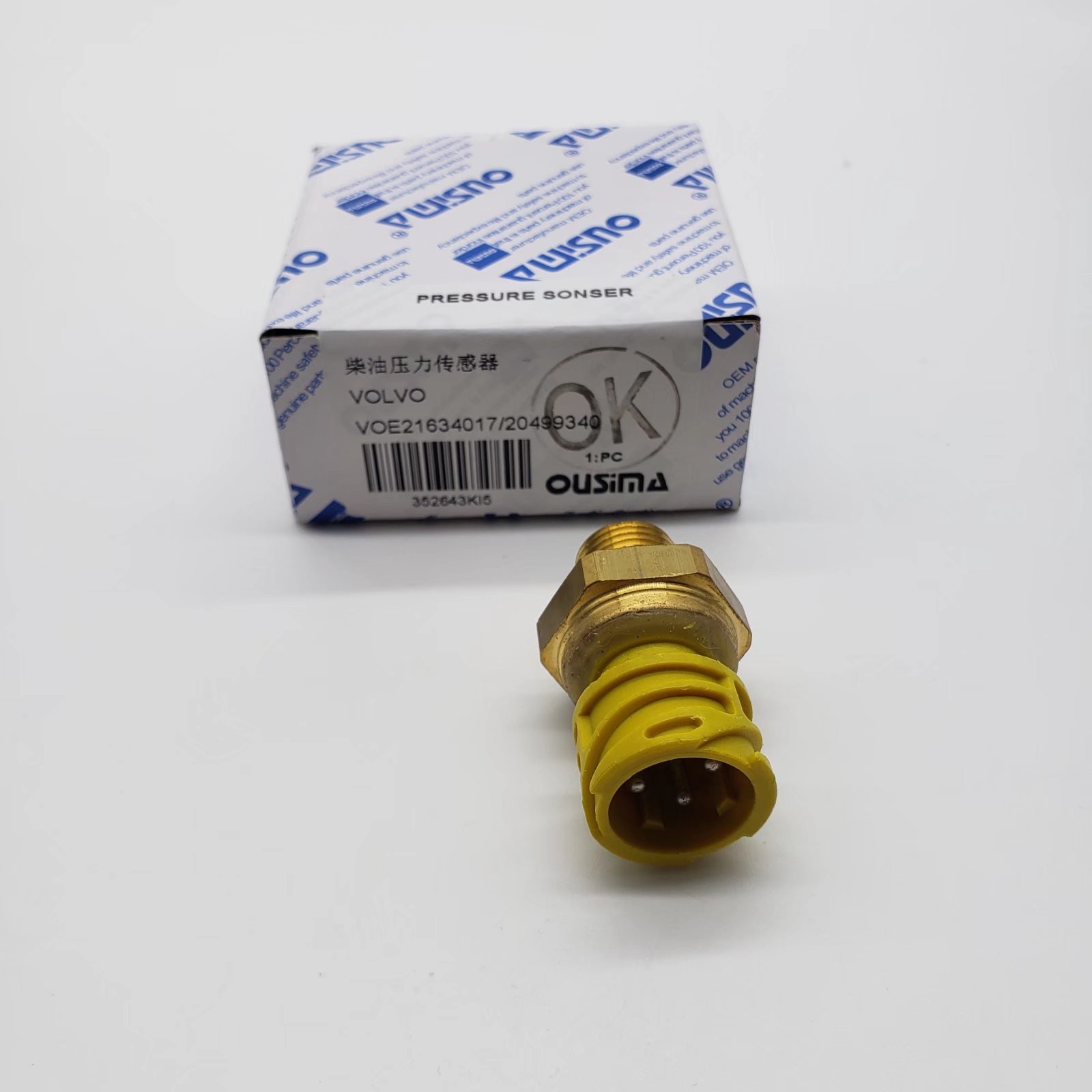 Oil Pressure Sensor VOE21634017 20499340 For EC240 EC290 EC360