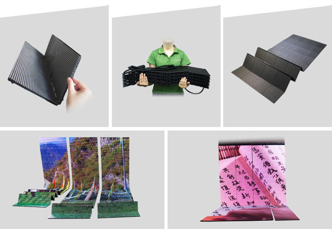 Foldable Billboard LED Display RGB / High Brightness LED Display P10 9M View Distance