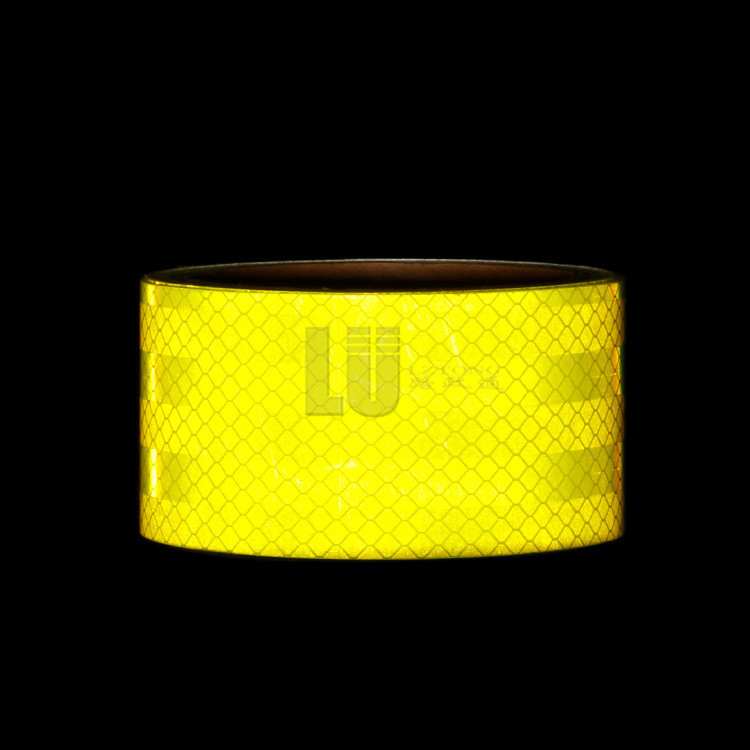 Reflective Fluorescent Yellow Lime Green High Intensity Diamond Grade Prismatic Reflective Tape For Truck