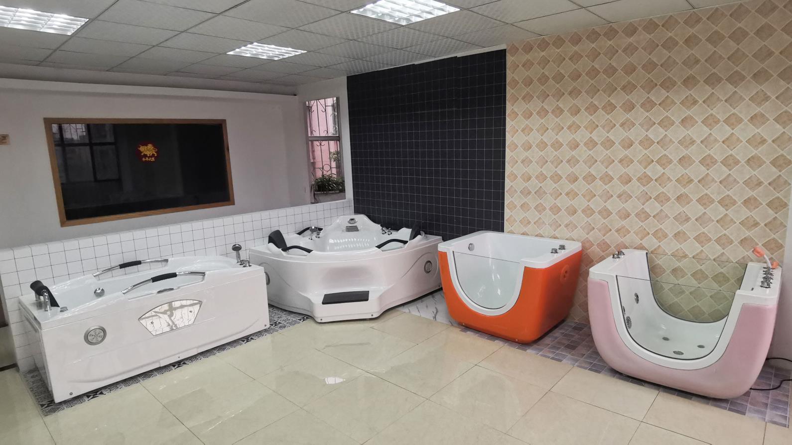 Two Person Jacuzzi Whirlpool Freestanding Bathtub With Jets Step Adult