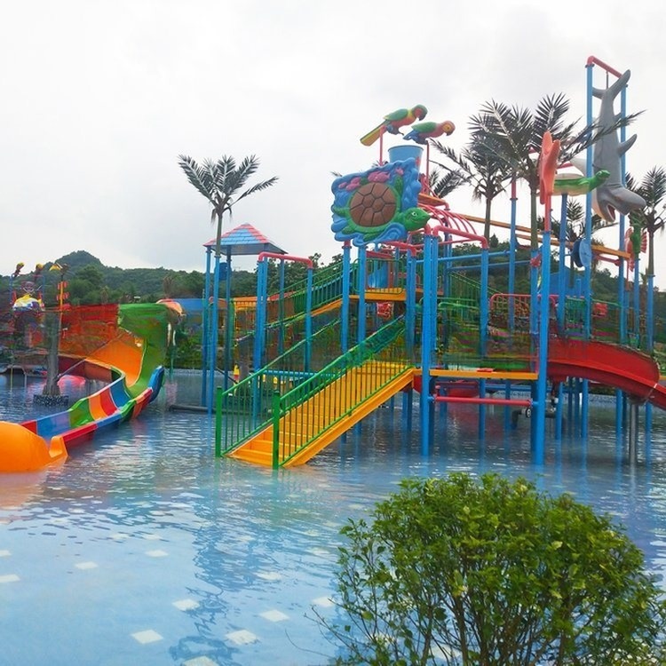 Fiberglass Medium Water House for Outdoor Water Park Playground