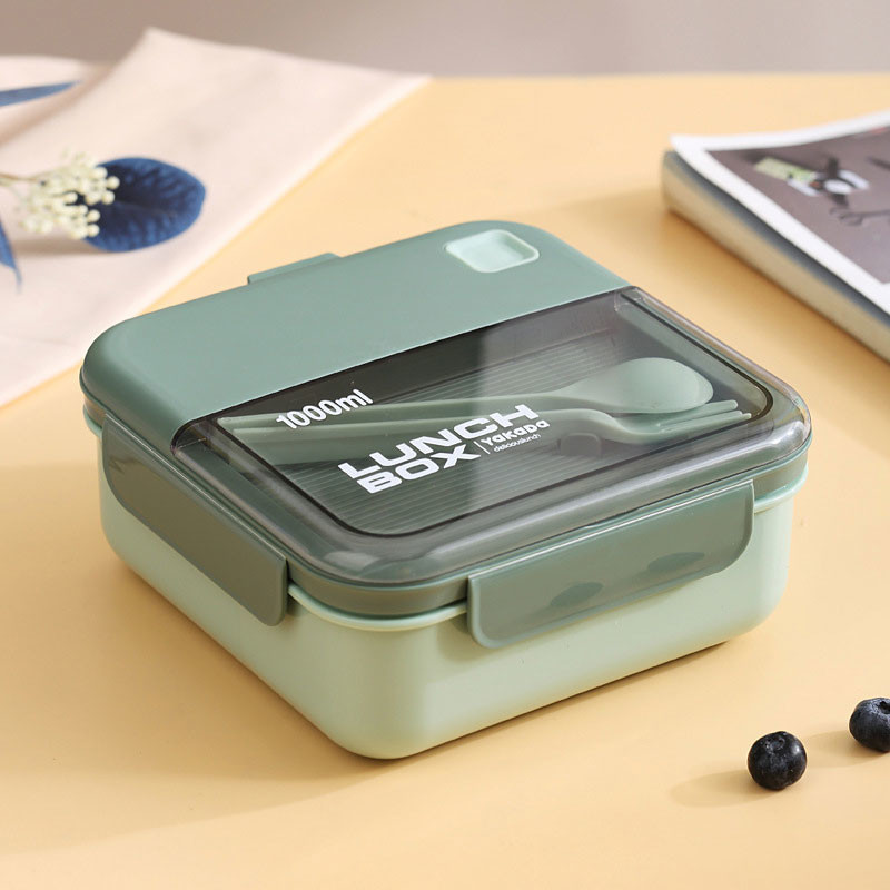 1L 2L 3L Rectangle PP Eco Friendly Bento Box Airtight Lunch Box Safe For Microwave