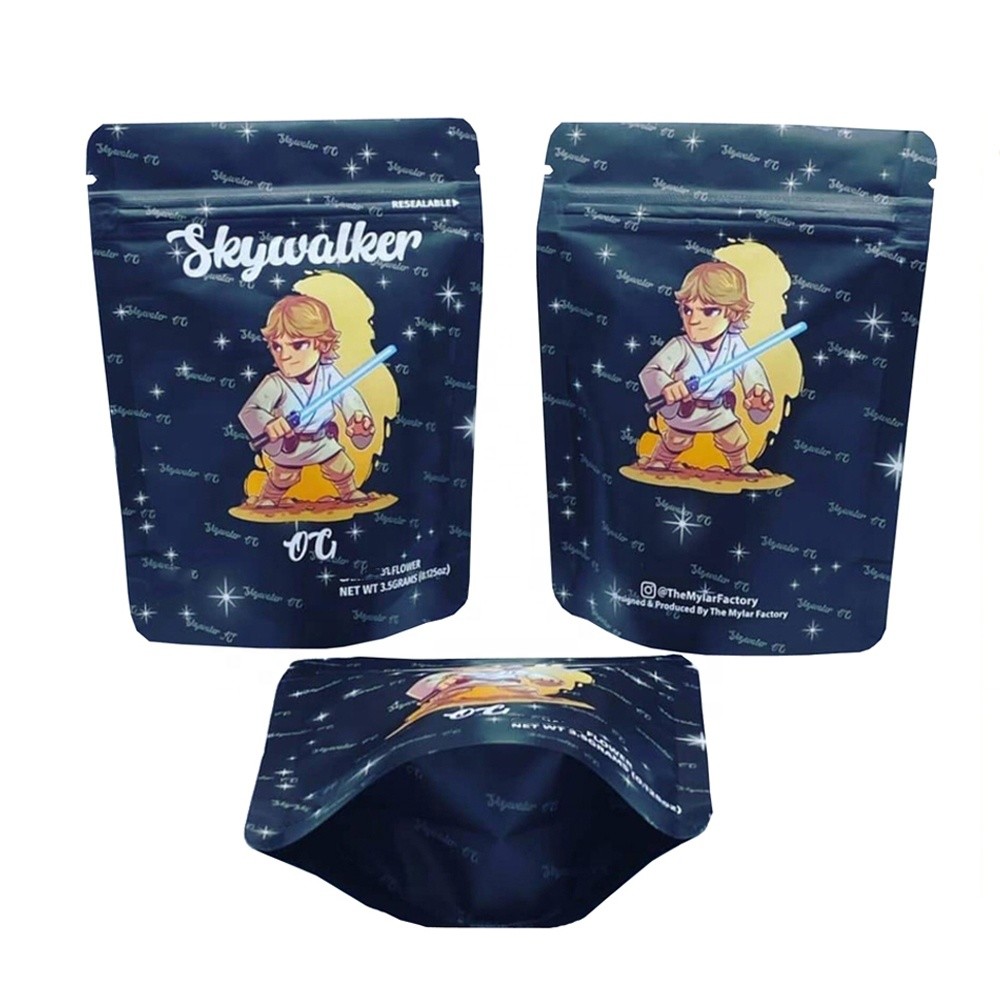 Water Resistant Aluminum Foil Pouch , 40-400mic Weed / Candy Packaging Bag