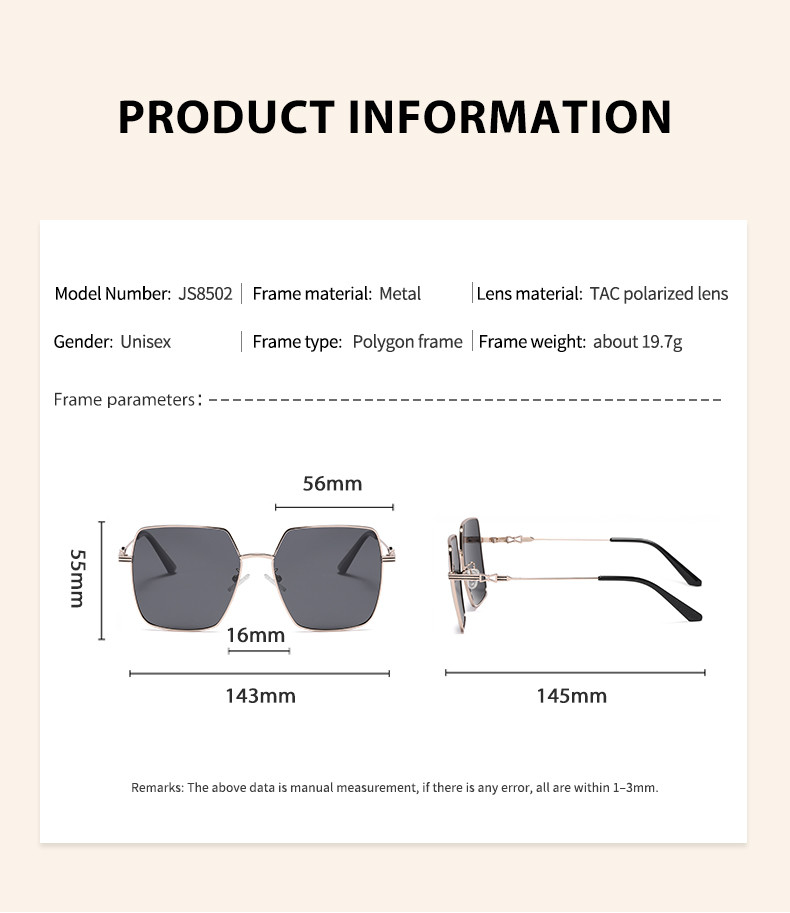 UV400 Protection Metal Frame Sunglasses Gradient Lens For Women
