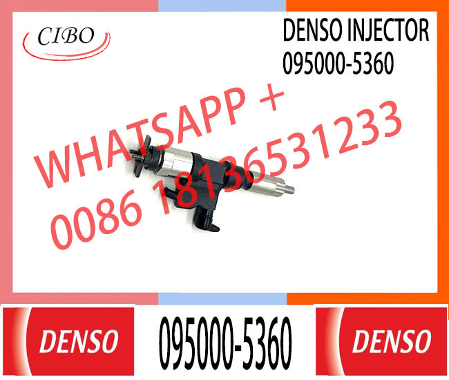 Diesel common rail injector 095000 5360 0950005360 095000-5360 for 6HK1 T6500 T7500 T8500 diesel injector
