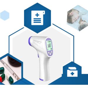 Digital LCD Fever Handheld Infrared Forehead Body Thermometer