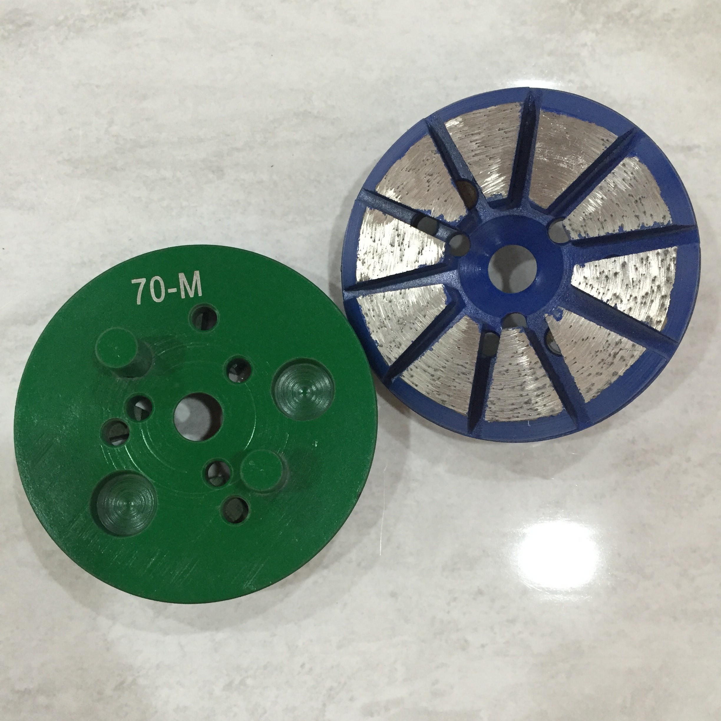 7.5mm Height Segment Metal Bond Tooling Diamond Floor Grinding Disc 3 Inch