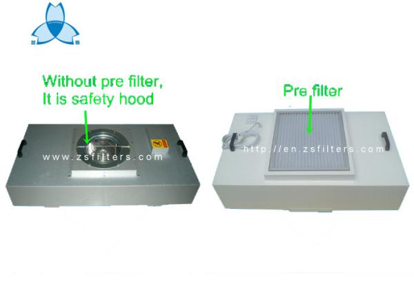 Low Consumption Hepa Filter Fan , Cleanroom Ceiling Hepa Filters For Pharmacy