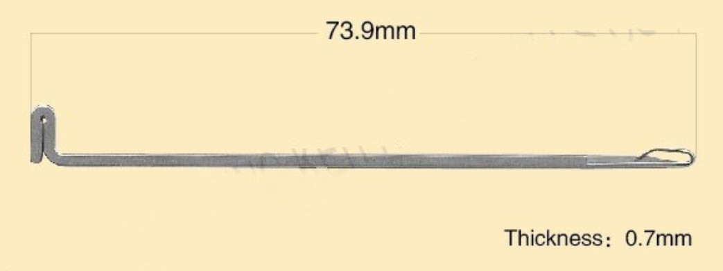 15G G7 73.71 Flat Strip Or Wire Type Needle For Crochet Machine Knitting Machine