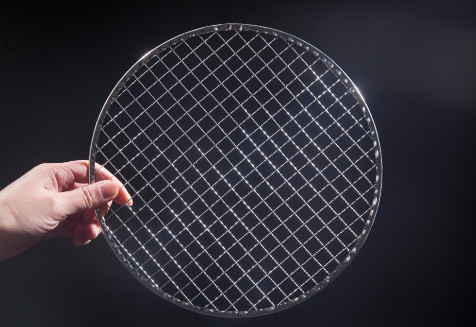 Galvanized Cross Edging Stamping Disposable BBQ Mesh