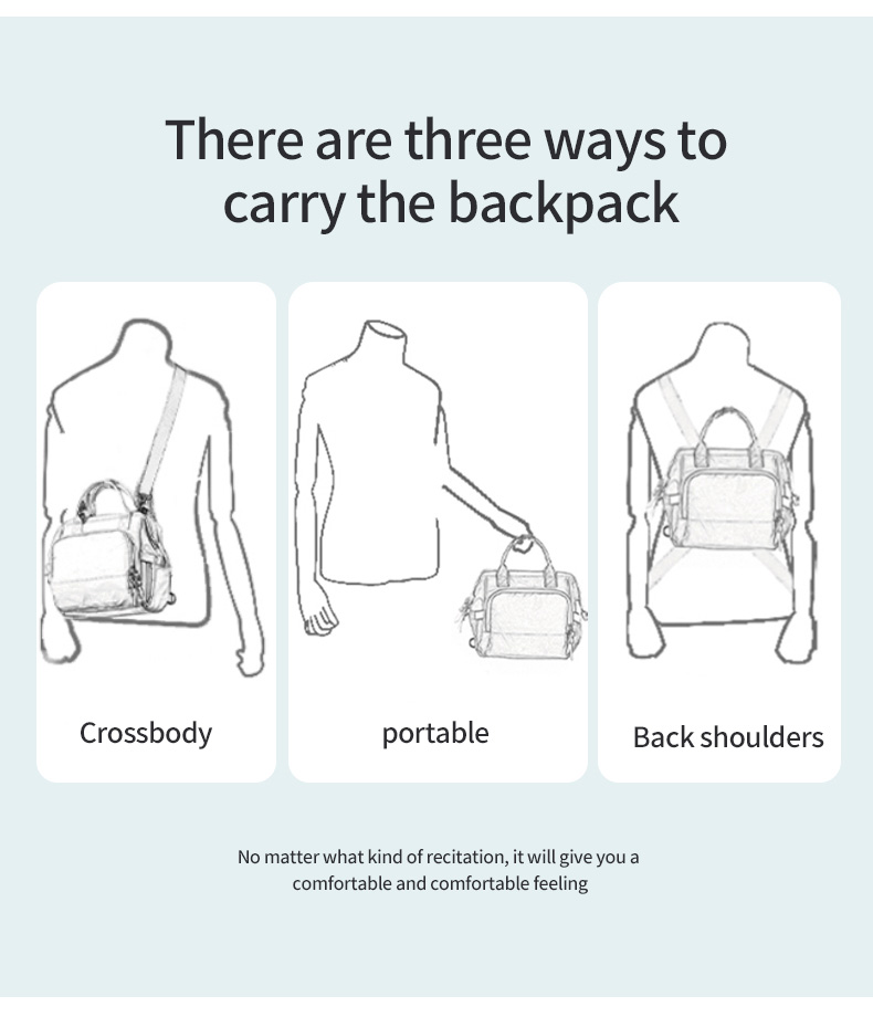 diaper bag mommy bag new fashion multifunctional large capacity baby bag