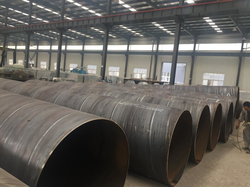 SSAW Oil Steel Pipe , API 5CT Welded Spiral Steel Pipe For Water Well